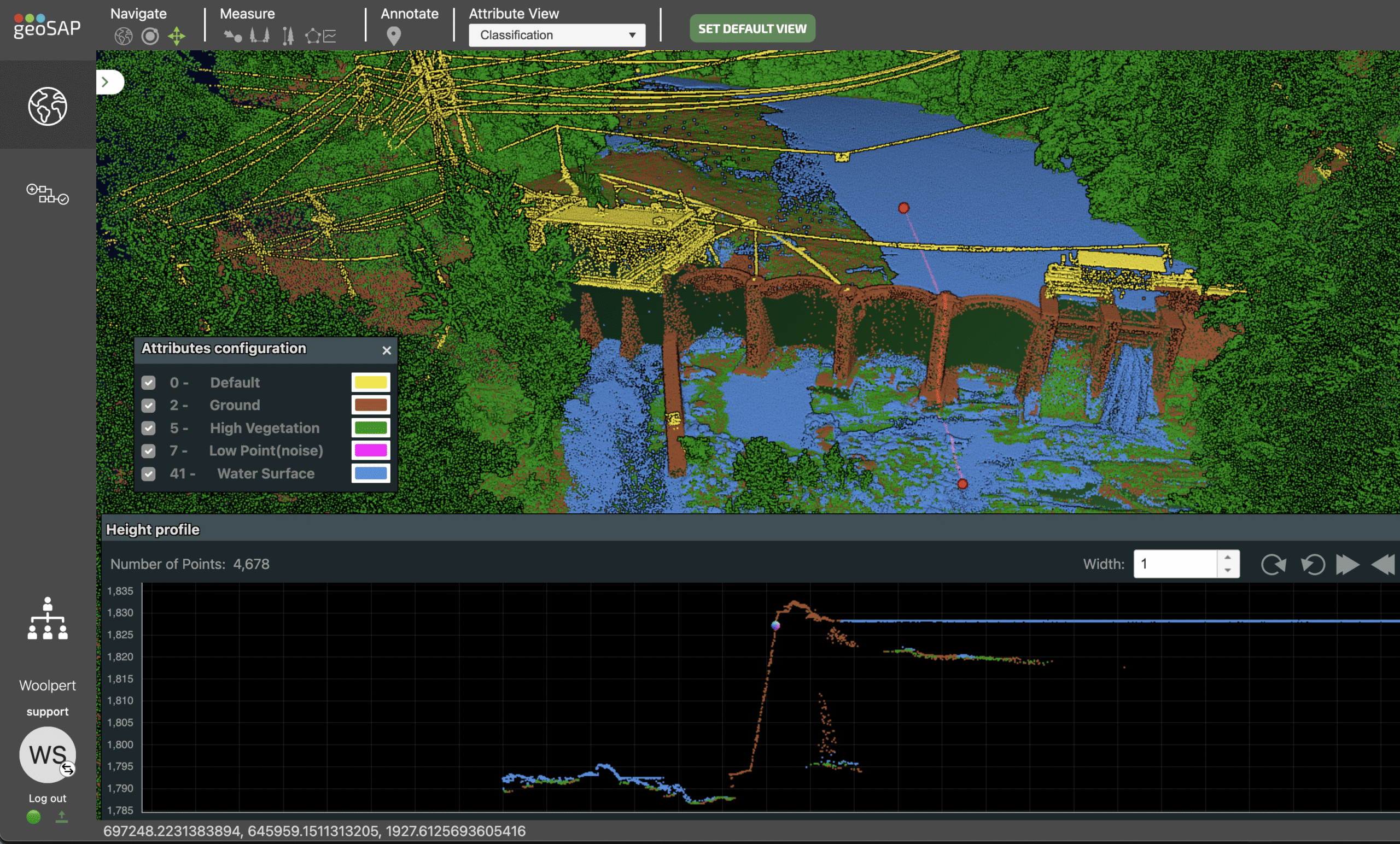 Ela-Dam-Cross-Section-topobathy