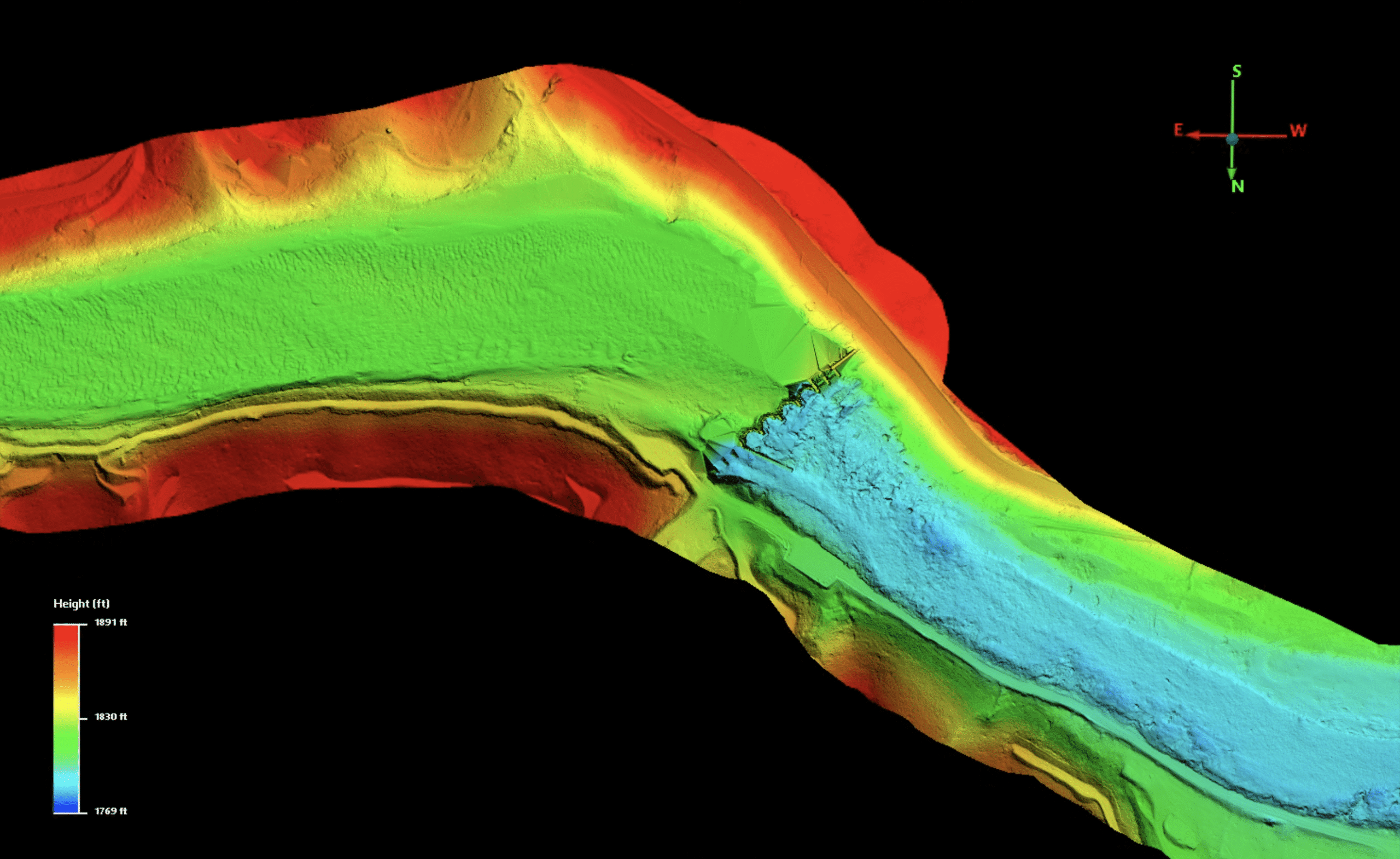 Ela-Dam-digital-terrain-model-topobathy2